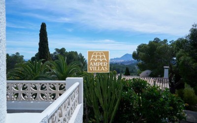 Koselig villa med vakker utsikt over havet og Altea.